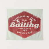 ウェイクボーディングウェイクボーダー タペストリー (正面(横))