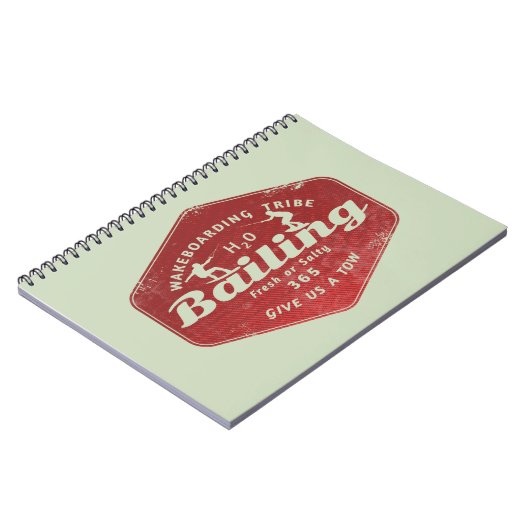 ウェイクボーディングウェイクボーダー ノートブック (左側)