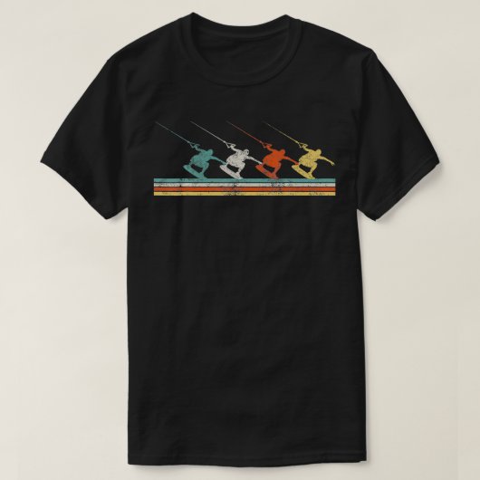 ウェイクボーディングウェイクボード Tシャツ (デザイン正面)
