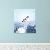 ウェイクボーディングスタント キャンバスプリント (インサイチュ (ウッドフロア))