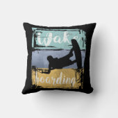 ウェイクボーディングレトロウェイクボーダー クッション (裏面)