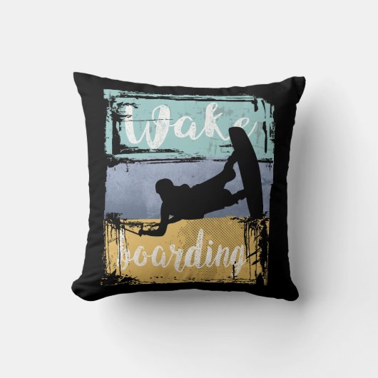 ウェイクボーディングレトロウェイクボーダー クッション (正面)