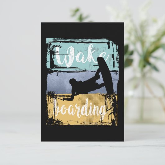 ウェイクボーディングレトロウェイクボーダー 出欠カード (スタンド正面)