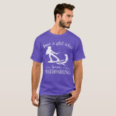 ウェイクボードが好きな女の子 ウーマンズギフト Tシャツ (正面フル)
