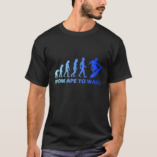 ウェイクボードの進化Apeからウェイクボード Tシャツ (正面)