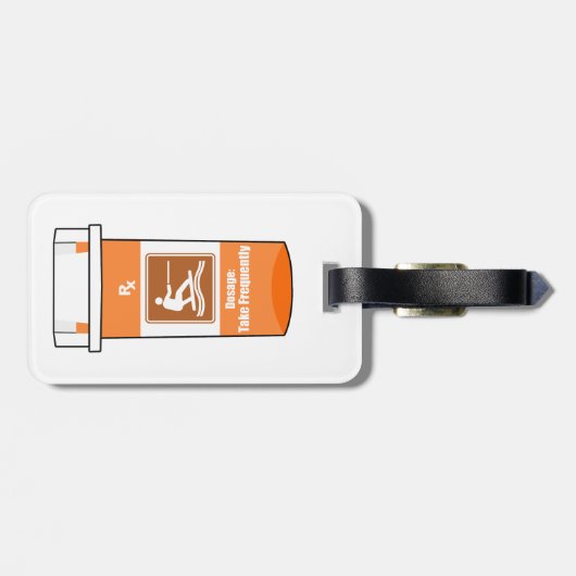 ウェイクボードは薬だ ラゲッジタグ (裏面横)