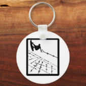 ウェイクボードバーブ配線 キーホルダー (正面)