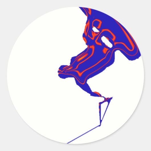 ウェイクボードフロー ラウンドシール (正面)