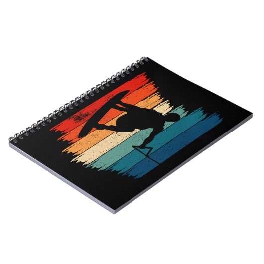 ウェイクボードヴィンテージウェイクボード ノートブック (左側)