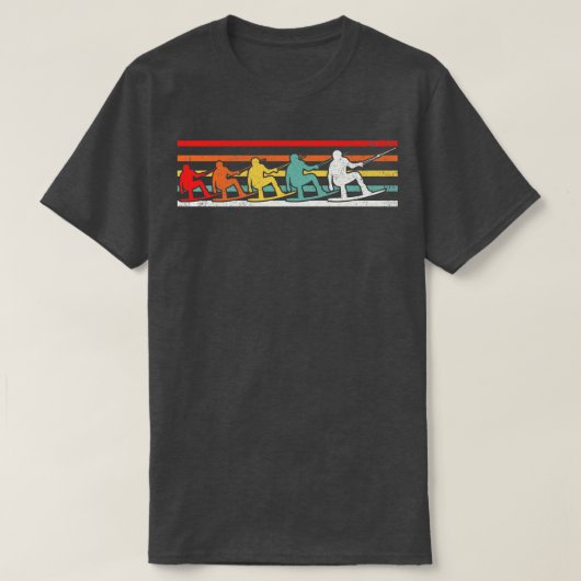 ウェイクボードヴィンテージ Tシャツ (デザイン正面)