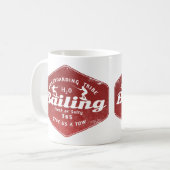 ウェイクボード保釈 コーヒーマグカップ (正面左)