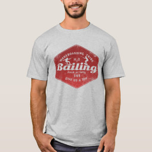ウェイクボード保釈 Tシャツ