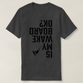 ウェイクボード4 Tシャツ (デザイン正面)