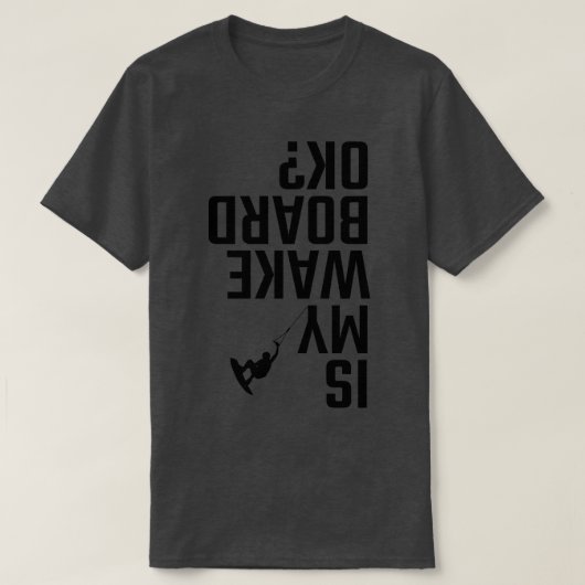 ウェイクボード4 Tシャツ (デザイン正面)