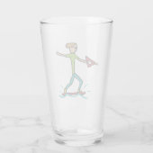 ウェイクボード タンブラーグラス (裏面)