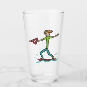 ウェイクボード タンブラーグラス (正面)