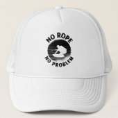 ウェイクボードNo Rope No Problem Wake Wakeboarder キャップ (正面)