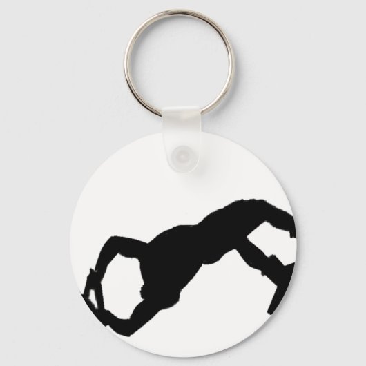 ウェイクボードtrue キーホルダー (正面)