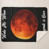 ウェイクマイレトログレードはシェルパ毛布オーバー シェルパブランケット (正面(横))