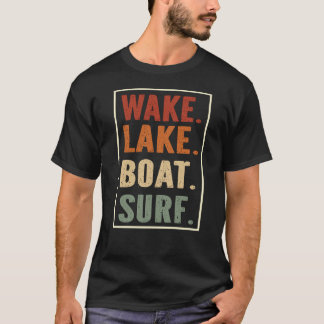 ウェイクレイクボートサーフ Tシャツ