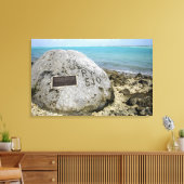 ウェイク島の戦争捕虜の追悼碑 キャンバスプリント (インサイチュ (リビング))