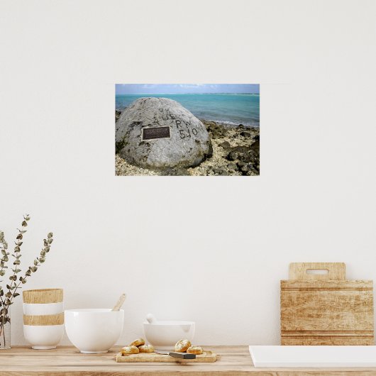 ウェイク島の戦争捕虜の追悼碑 ポスター (キッチン)