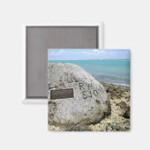 ウェイク島の戦争捕虜の追悼碑 マグネット (正面/裏面)