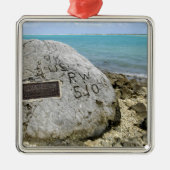 ウェイク島の戦争捕虜の追悼碑 メタルオーナメント (正面)