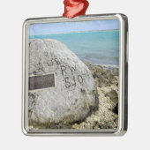 ウェイク島の戦争捕虜の追悼碑 メタルオーナメント (左)