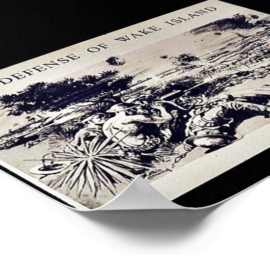 ウェイク島の防衛 ポスター (角)