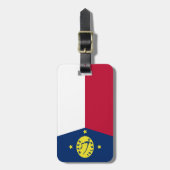 ウェイク島国旗 ラゲッジタグ (正面縦)