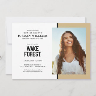 ウェイク・フォレスト大学 | ウェイク・フォレスト 案内状