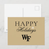 ウェイク・フォレスト大学 シーズンポストカード (正面/裏面)