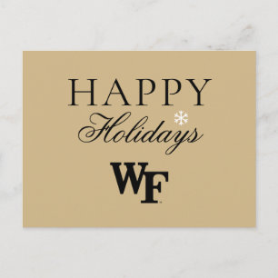 ウェイク・フォレスト大学 WF シーズンポストカード