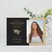 ウェイク・フォレスト大学 | WF 案内状 (スタンド正面)