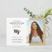 ウェイク・フォレスト大学 | WF 案内状 (スタンド正面)