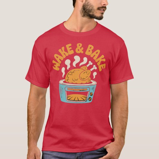 ウェイク&ベイク Tシャツ (正面)