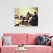 ウェイサイド鉄道駅 キャンバスプリント (インサイチュ (リビング))