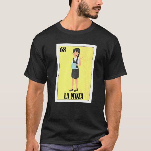 ウェイターのためのスペイン語 ラ・モザ Tシャツ (正面)