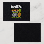 ウェイターはパイナップルのようです 名刺 (正面/裏面)