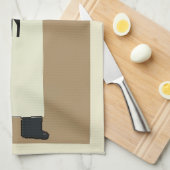 ウェイターを提供するワイン キッチンタオル (四つ折り)