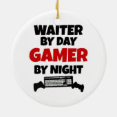 ウェイターバイデイゲーマーバイナイト セラミックオーナメント (裏面)
