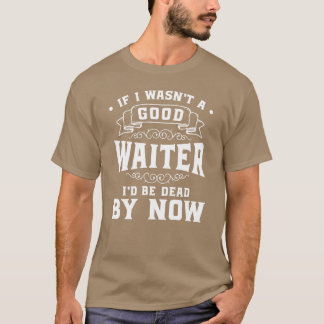 ウェイターフードパーティー少年 Tシャツ