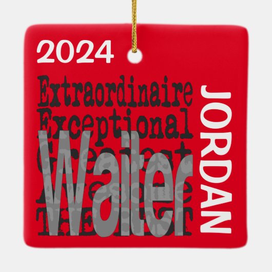 ウェイター超並外カスタム セラミックオーナメント (裏面)