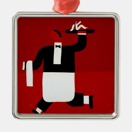 ウェイター1998年 メタルオーナメント (正面)