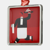 ウェイター1998年 メタルオーナメント (左)