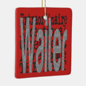 ウェイター セラミックオーナメント (右)