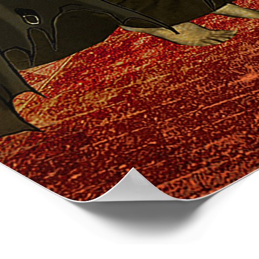 ウェイター ポスター (角)