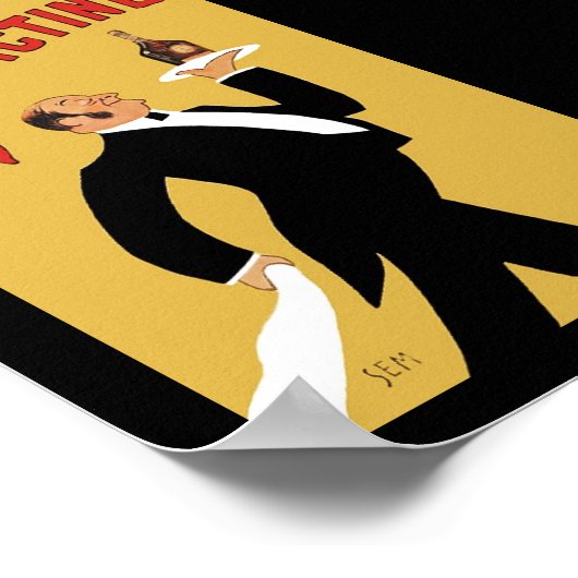 ウェイター ポスター (角)