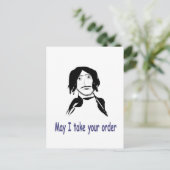 ウェイター ポストカード (スタンド正面)